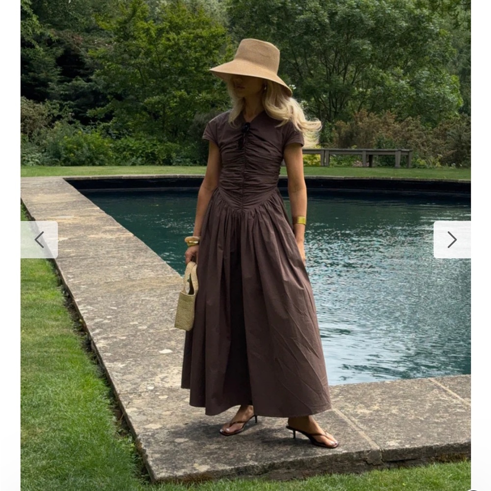 Chic Brown Maxi Dress